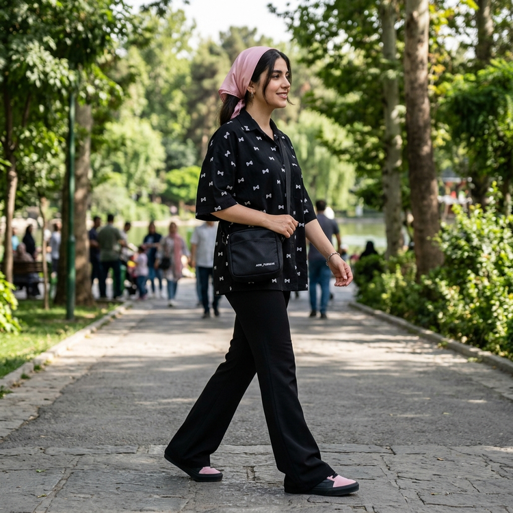 شلوارجین بوتکات مشکی زنانه